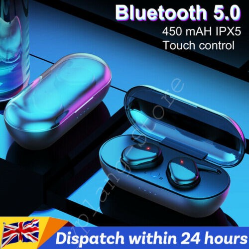 TWS Wireless Bluetooth Headphones Earphones Earbuds in-ear For iPhone Samsung