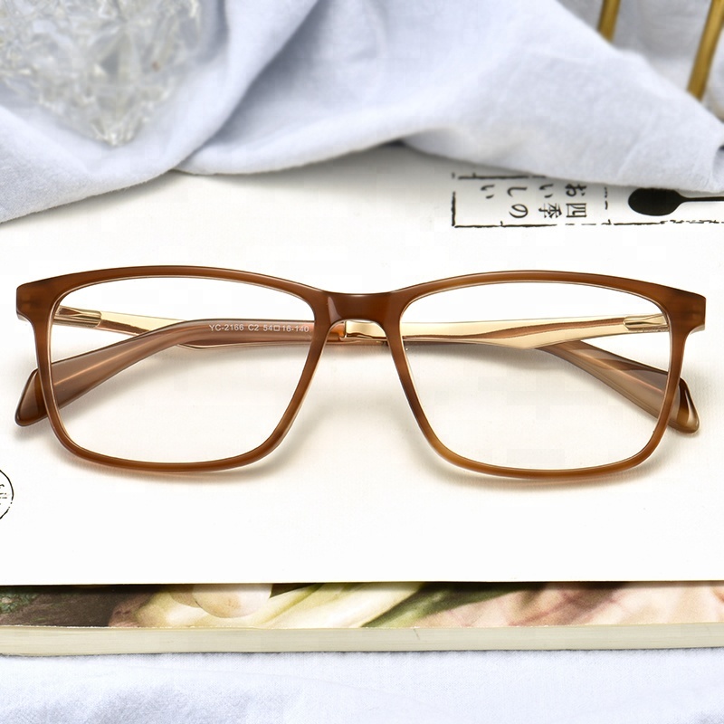 Prescription Popular Eyes Metal Eyewear Acetate Optical Frames Glasses  70070