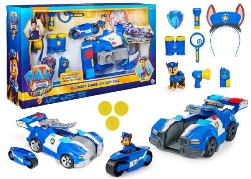 Paw Patrol The Movie Ultimate Chase Fan Gift Pack Ages 3+ Toy Car Bike Pet Play
