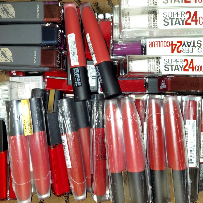 156 Assorted Lip Stick Lip Gloss Wholesale Bulk Lot Duplicates