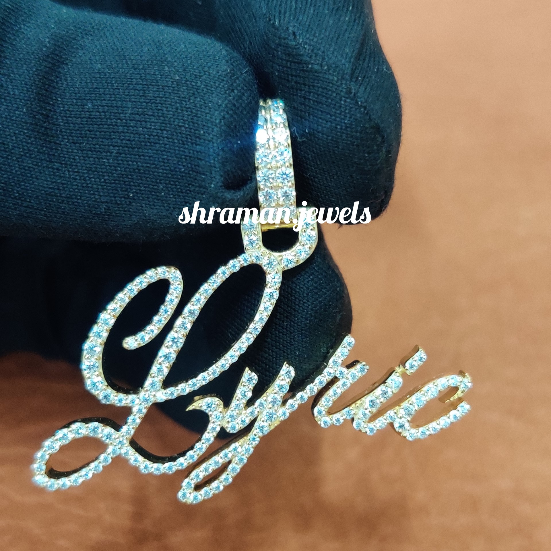 Custom Iced out Pendant Moissanite Diamond 925 Silver VVS Moissanite Pendant Hip Hop Jewelry Men Moissanite Necklace 70027