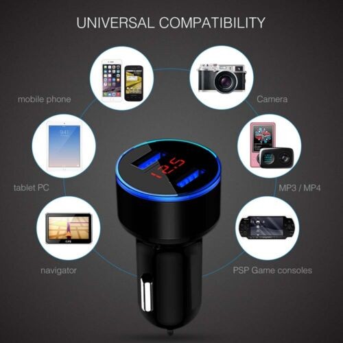 USB Car Charger For Mobile Phone Charger GPS Fast Charger Car-Charger Dual