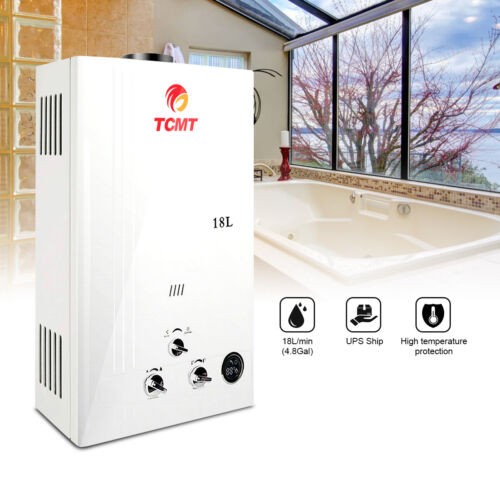 18L Tankless Propane Gas Water Heater On-Demand LPG Water Boiler