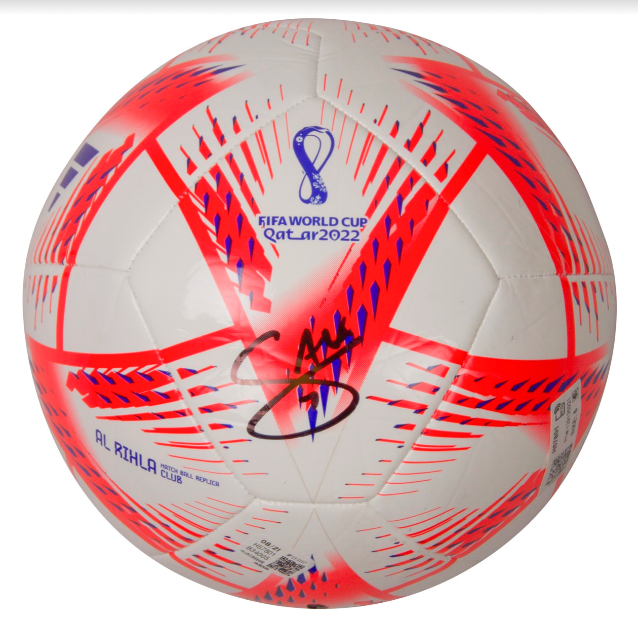 Bukayo Saka Signed Fifa World Cup Qatar 2022 Soccer Ball (Beckett COA)
