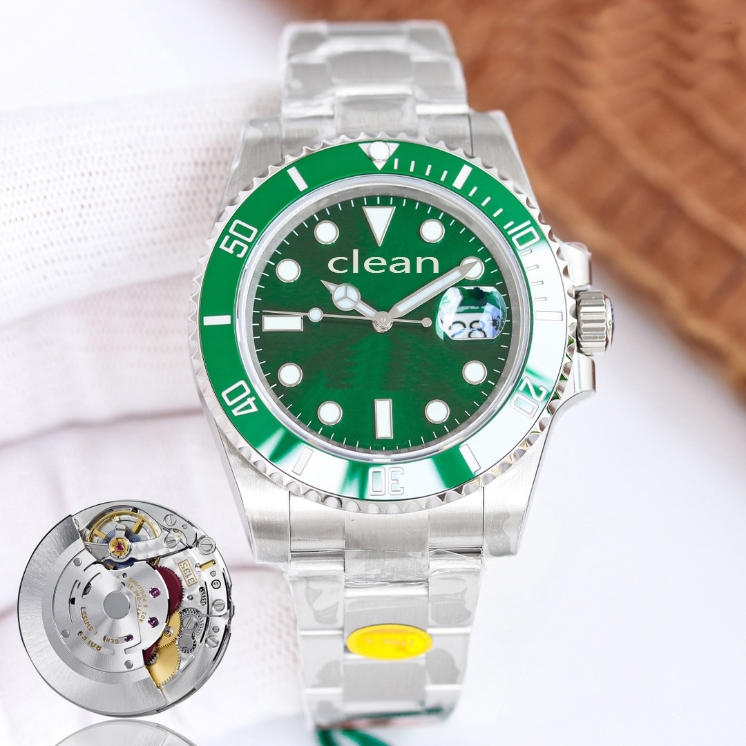 155g Original 3135 movement Super Clone Clean Factory Sub 40MM 904l Night Vision Diving Mechanical Watch 70002