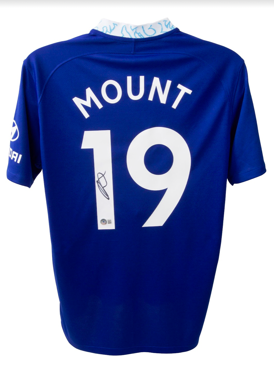 Mason Mount Signed Chelsea 2023 Home Jersey (Beckett COA)