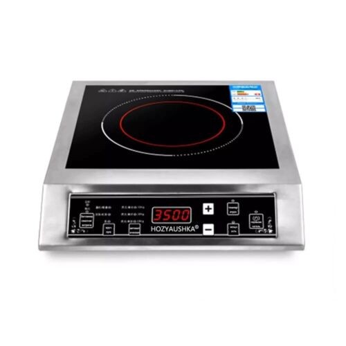 Induction Cooker Temperature Adjustment Flat Desktop Button Stainless Steel Soup
