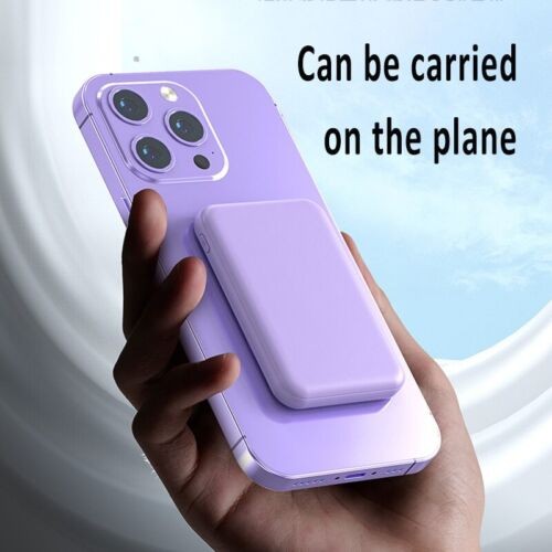 20000mAh Magnetic Power Bank Mini Portable Charger Wireless Charging for iPhone