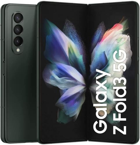Samsung Galaxy Z Fold3 5G | 256GB | Phantom Green | Unlocked 12GB RAM - 7.6 inch Flex Display - Multitasking
